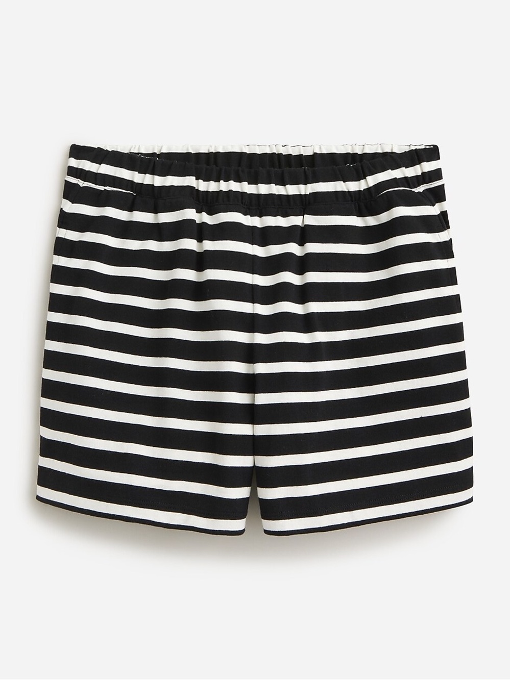 J. Crew Pull on short in stripe mariner cotton